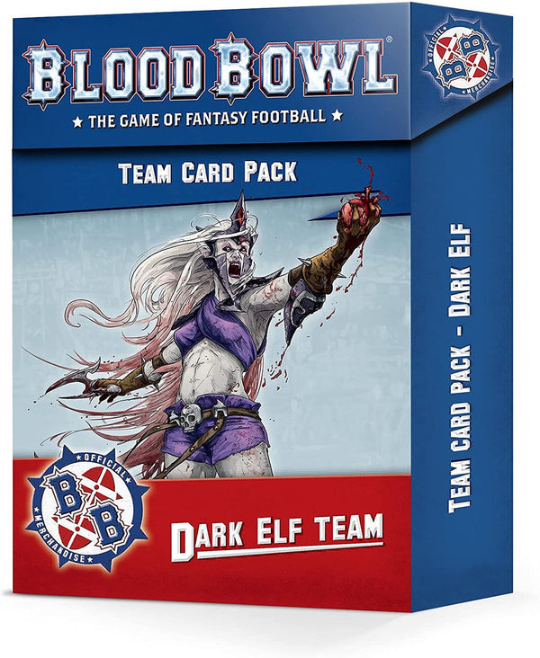 Games Workshop Blood Bowl Dark Elf Team Card Pack 200-44