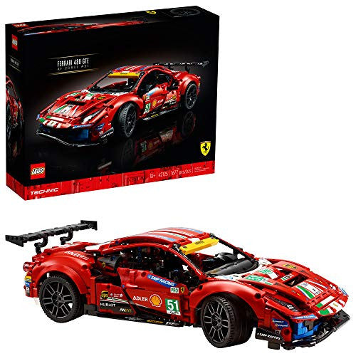 LEGO Technic Ferrari 488 GTE AF Corse 51 Building Kit Make a Faithful Version of The Famous Racing Car New 2021