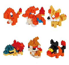 Pokemon Type Fire Set 1 Pokemon, Nanoblock mininano Series