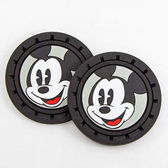 Plasticolor Disney Mickey Mouse 2pc Auto Coasters for Cars Trucks or SUV's - 001968R01