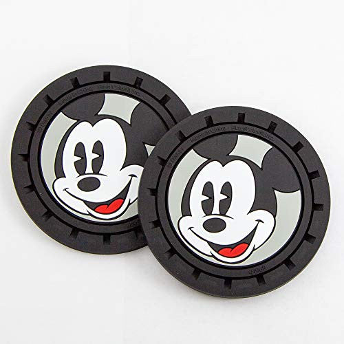 Plasticolor Disney Mickey Mouse 2pc Auto Coasters for Cars Trucks or SUV's - 001968R01
