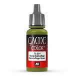 Vallejo Game Color Camouflage Green Acrylic Non Toxic Paints 17ml VAL-72031