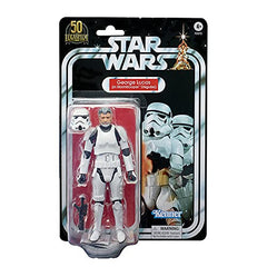 Star Wars The Black Series George Lucas (in Stormtrooper Disguise) Toy 6-Inch-Scale Lucasfilm 50th Anniversary Figure, Collectible Toy