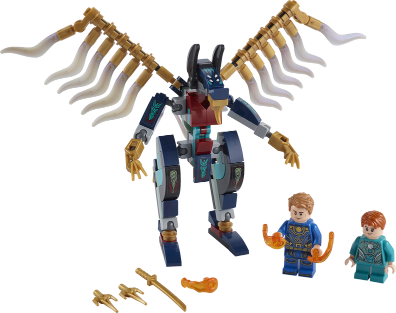 LEGO Marvel Eternals Aerial Assault Building Kit The action packed adventures from Marvel Studios LEGO-76145