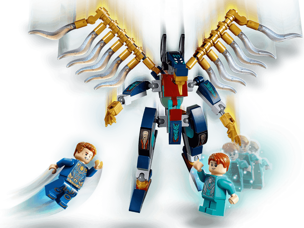 LEGO Marvel Eternals Aerial Assault Building Kit The action packed adventures from Marvel Studios LEGO-76145