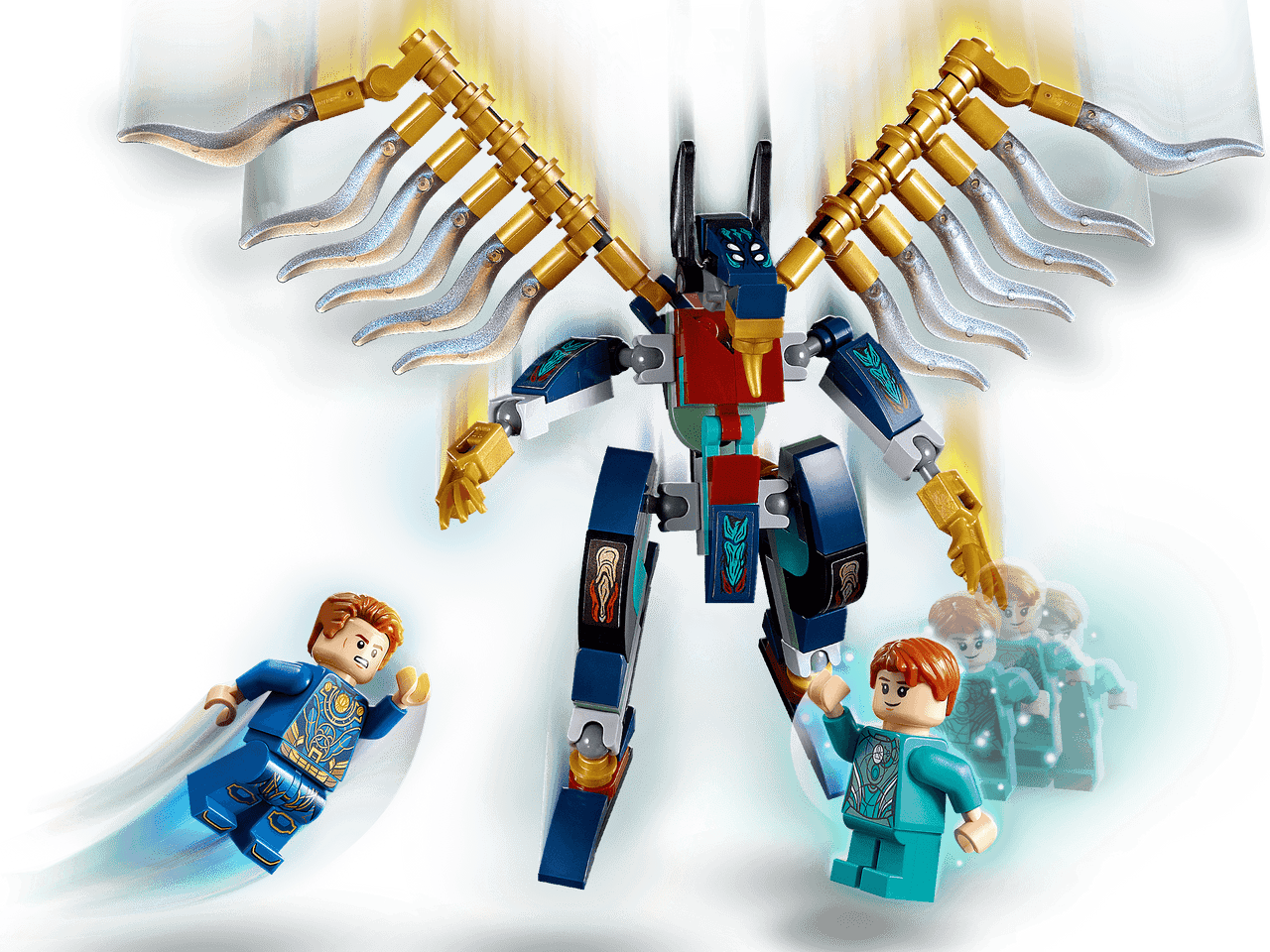 LEGO Marvel Eternals Aerial Assault Building Kit The action packed adventures from Marvel Studios LEGO-76145