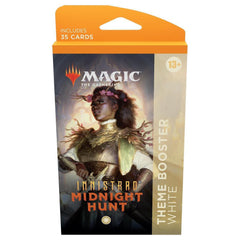 MTG Magic The Gathering Innistrad Midnight Hunt Theme Booster WHITE 1 Booster Single Pack Pack (35 Cards) WOCC8952-TB-WHITE
