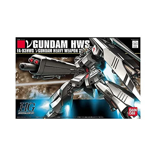 BANDAI SPIRITS HGUC Mobile Suit Gundam Char's Counter Attack Å’O Gundam (Heavy Weapon System-Equipped) 1/144 Scale Color-Coded pre-Plastic Model