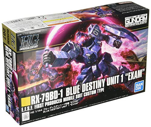 HGUC 1/144 Blue Destiny Unit 1 EXAM Plastic Model from Mobile Suit Gundam Gaiden Senritsu no Blue