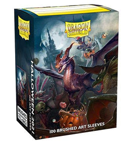 Dragon Shield Sleeves Standard Size Card Brushed Art Finish Halloween Dragon 100 Ct ATM12065