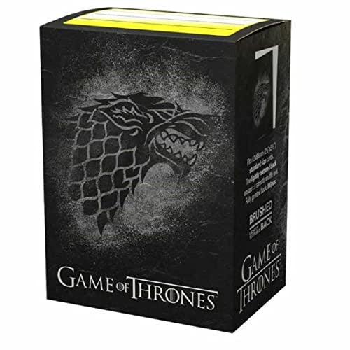 Dragon Shield Sleeves Standard Brushed Game Of Thrones House Stark 100 Ct ATM16029