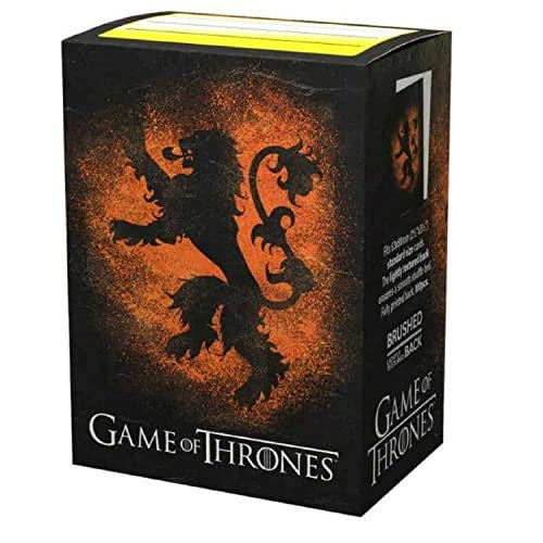 Dragon Shield Sleeves Standard Brushed Game Of Thrones House Lannister 100 Ct ATM16030
