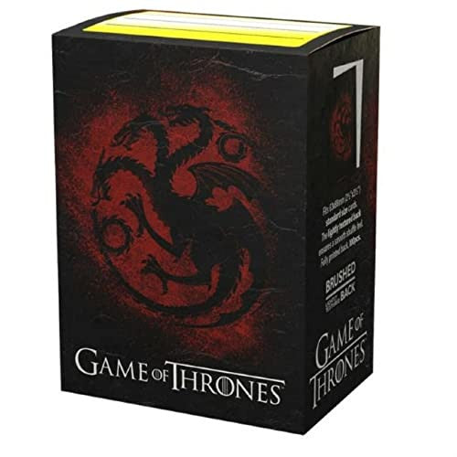 Dragon Shield Sleeves Standard Size Game Of Thrones Targaryen Brushed Art 100 Ct ATM16031