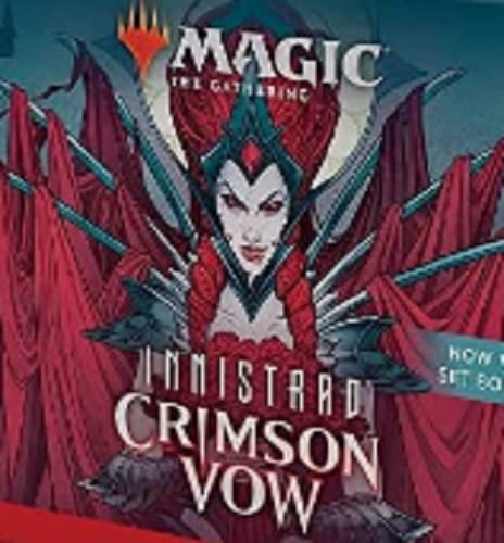 MTG Magic The Gathering Innistrad Crimson Vow Theme Booster Box:12 Jumbo Booster Packs
