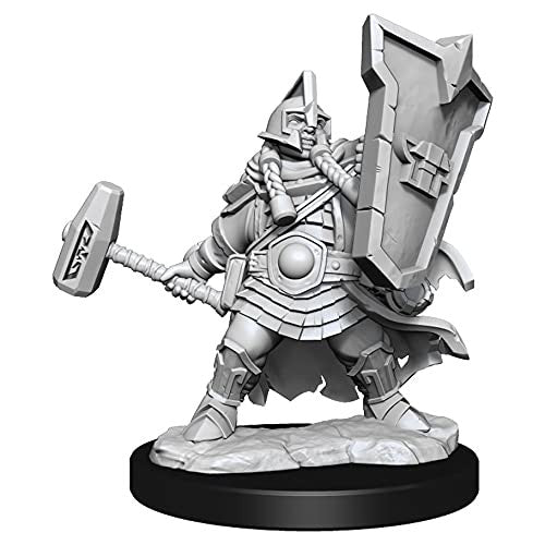 Dungeons and Dragons Wizkids Dwarf Cleric Frameworks W01 Dwarf Cleric Female Miniature D&D WZK75010