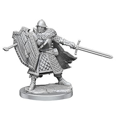 Wizkids Dungeons And Dragons Human Fighter Frameworks W01 Human Fighter Male Miniature D&D WZK75013