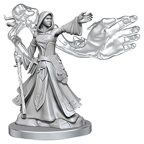 Dungeons and Dragons Wizkids Elf Wizard Frameworks W01 Elf Wizard Female Miniature D&D WZK75023