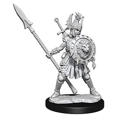 Dungeons and Dragons Wizkids Human Fighter Frameworks W01 Human Fighter Female Miniature D&D WZK75025
