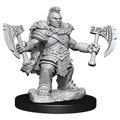 Wizkids Dungeons And Dragons Dwarf Barbarian Frameworks W01 Female Miniature D&D WZK75031