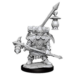 Wizkids Dungeons And Dragons Dwarf Fighter Frameworks W01 Dwarf Fighter Male Miniature D&D WZK75036