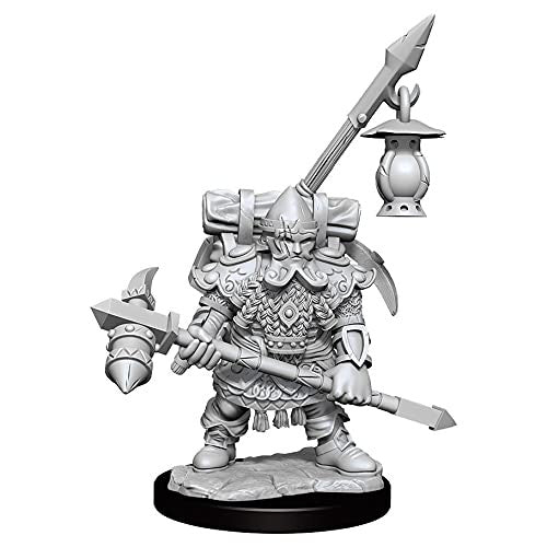 Wizkids Dungeons And Dragons Dwarf Fighter Frameworks W01 Dwarf Fighter Male Miniature D&D WZK75036