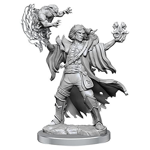 Wizkids Dungeons And Dragons Human Warlock Frameworks W01 Human Warlock Male Miniature D&D WZK75039