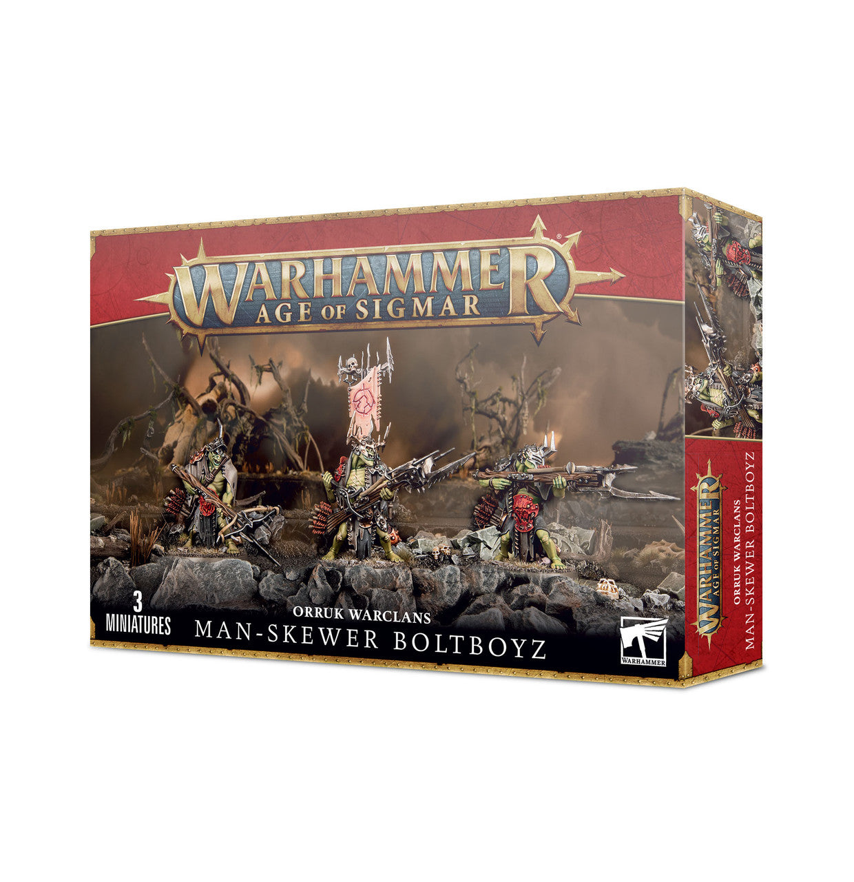 Games Workshop Warhammer Age of Sigmar Orruk Warclans Man-Skewer Boltboyz 89-67