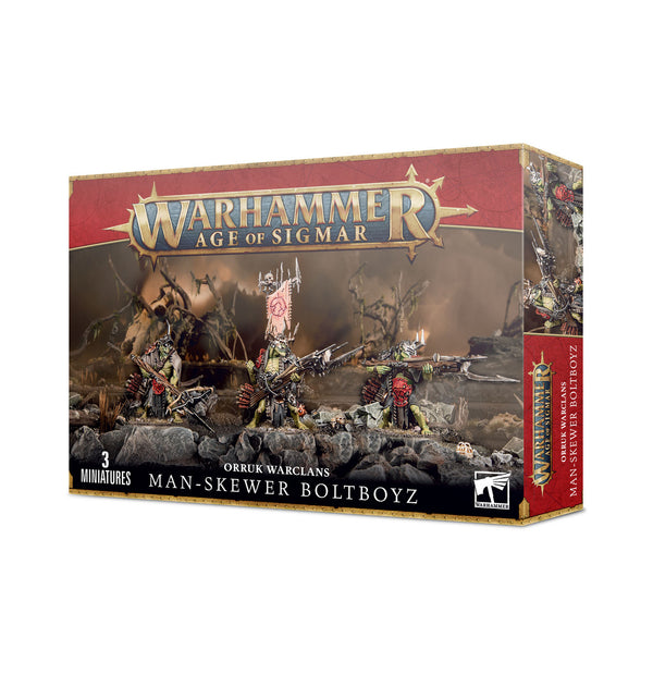 Games Workshop Warhammer Age of Sigmar Orruk Warclans Man-Skewer Boltboyz 89-67