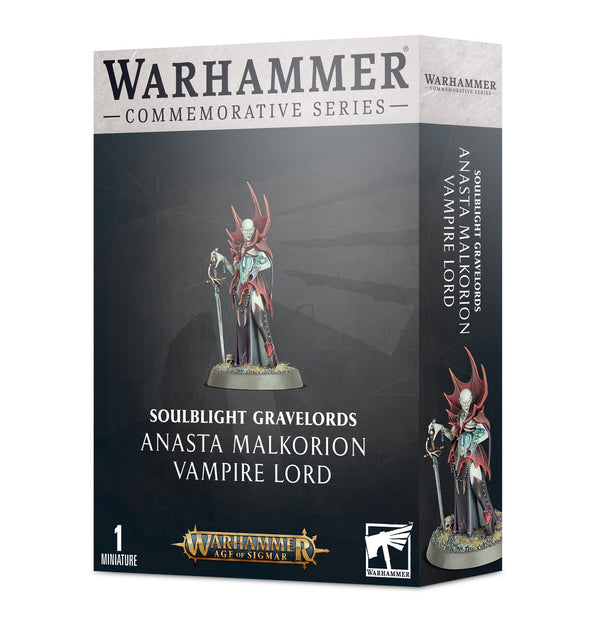 Warhammer Age of Sigmar: Soulblight Gravelords Anasta Malkorion Vampire Lord: Miniature
