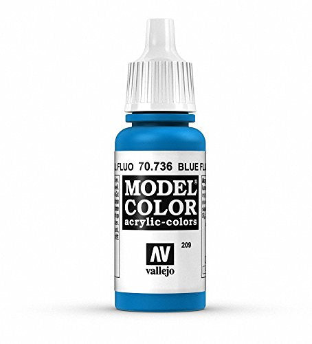 Vallejo Model Color Blue Fluorescent Non Toxic Paints 17ml VAL-70736