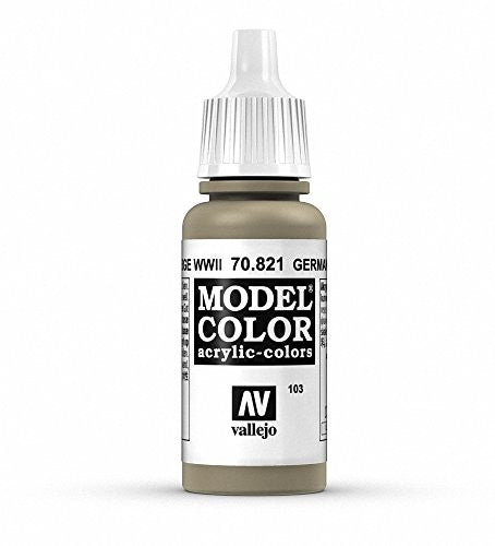 Vallejo Model Color German Camo Beige Non Toxic Paints 17ml VAL-70821