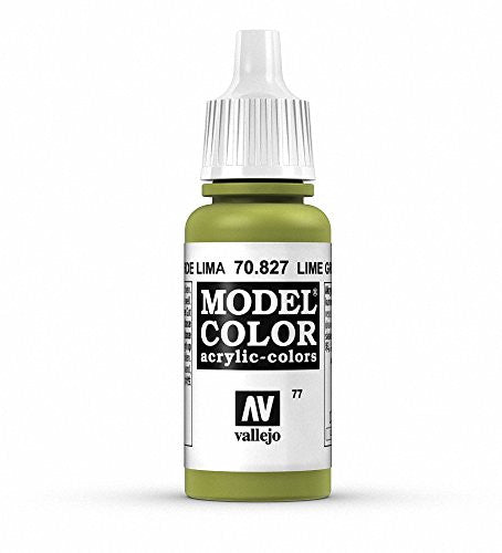 Vallejo Model Color Lime Green Non Toxic Paints 17ml VAL-70827