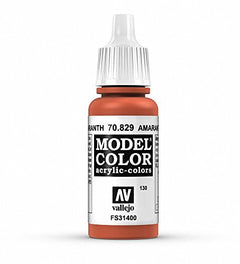 Vallejo Model Color Amaranth Red Non Toxic Paints 17ml VAL-70829