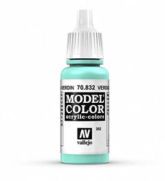 Vallejo Model Color Verdigris Glaze Non Toxic Paints 17ml VAL-70832