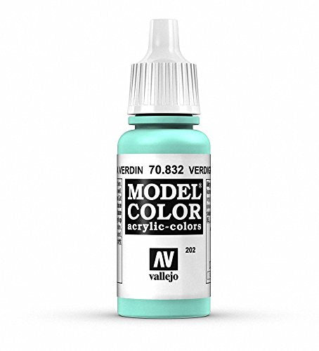 Vallejo Model Color Verdigris Glaze Non Toxic Paints 17ml VAL-70832