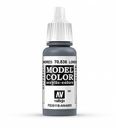 Vallejo Model Color London Grey Non Toxic Paints 17ml VAL-70836