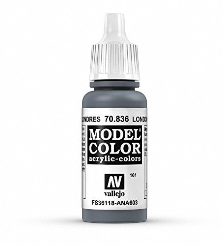 Vallejo Model Color London Grey Non Toxic Paints 17ml VAL-70836
