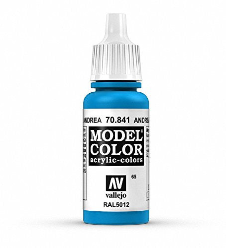 Vallejo Model Color Andrea Blue Non Toxic Paints 17ml VAL-70841