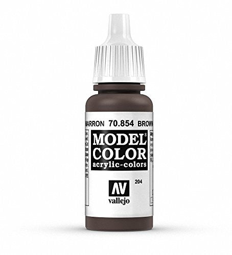 Vallejo Model Color Brown Glaze Non Toxic Paints 17ml VAL-70854