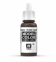 Vallejo Model Color Brown Glaze Non Toxic Paints 17ml VAL-70854