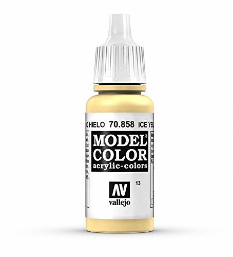 Vallejo Model Color Ice Yellow Non Toxic Paints 17ml VAL-70858