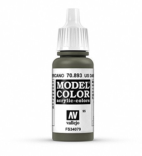 Vallejo Model Color US Dark Green Model Color Non Toxic Paints 17ml VAL-70893