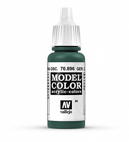 Vallejo Model Color German Dark Green Non Toxic Paints 17ml VAL-70896