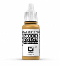 Vallejo Model Color Yellow Ochre Non Toxic Paintss 17ml VAL-70913