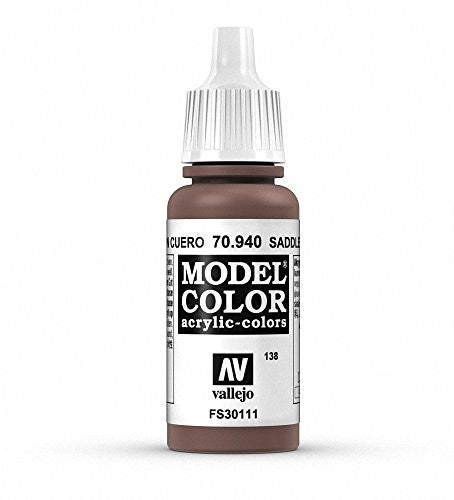 Vallejo Model Color Saddle Brown Non Toxic Paints 17ml VAL-70940