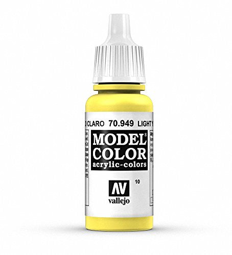 Vallejo Model Color Light Yellow Acrylic Non Toxic Paints 17ml VAL-70949