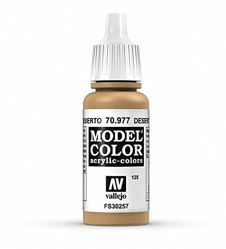 Vallejo Model Color Desert Yellow Non Toxic Paints 17ml VAL-70977