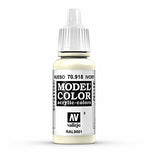 Vallejo Model Color Ivory Non Toxic Paints 17ml VAL-70918