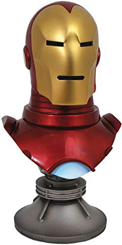 DIAMOND SELECT TOYS Legends in 3-Dimensions: Marvel Iron Man Half-Scale Resin Bust