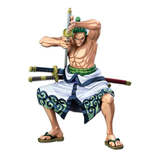 Banpresto One Piece World Figure Colosseum 3 Super Master Stars Piece The Roronoa Zoro [Two Dimensions], Multiple Colors (BP17573)